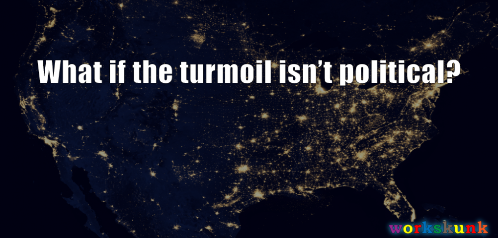 What if the Turmoil Isn't Political?