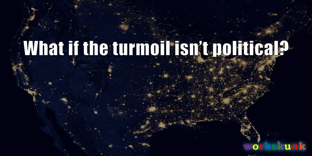 What if the Turmoil Isn't Political?
