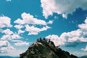 nature sunny people clouds